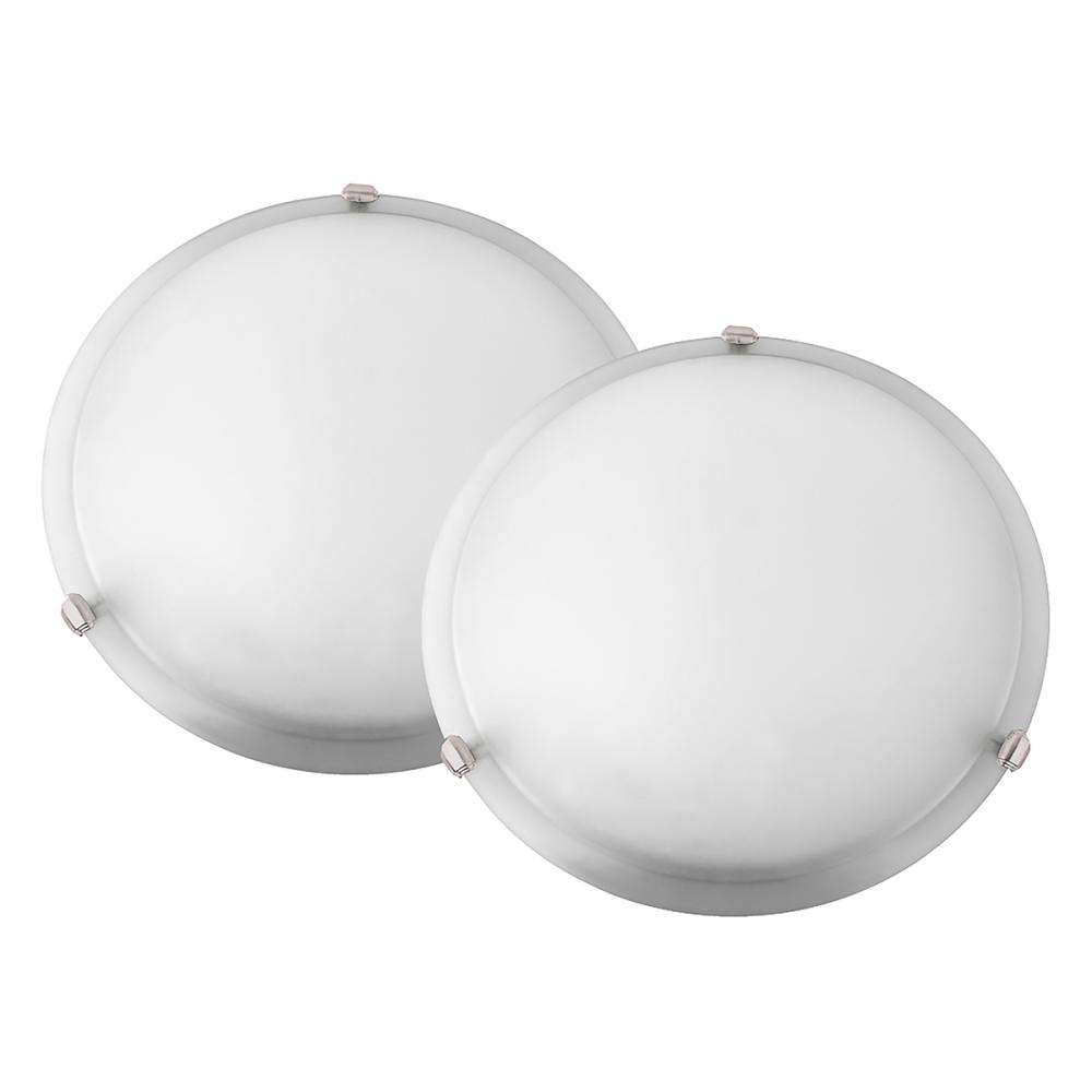 2 Light Flush Mount 6 pack