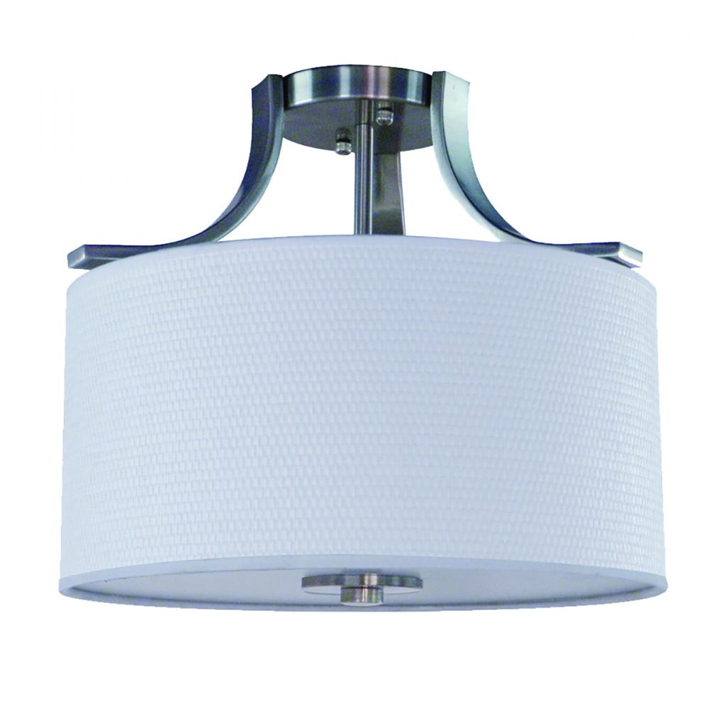 3 Light Semi Flush