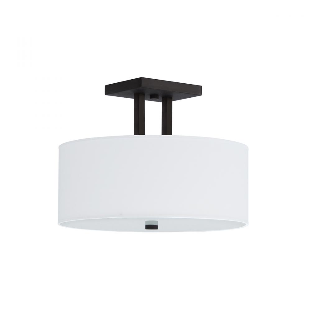 3 Light Semi Flush